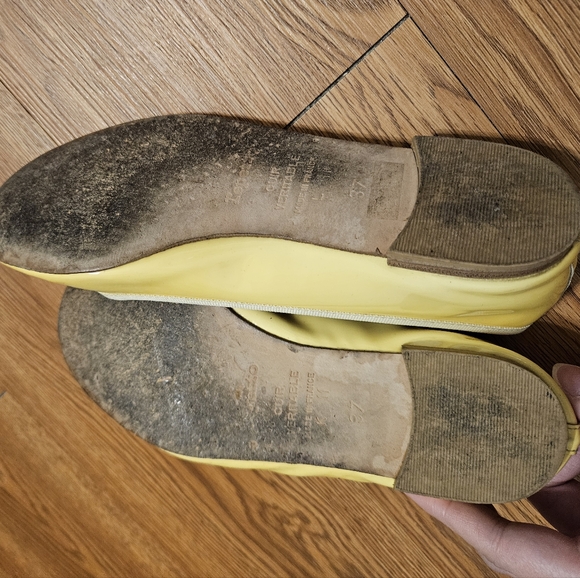 Repetto Women's Yellow Ballet Flats 37 - Picture 4 of 4
